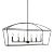 Clayton 6 Light Linear Chandelier For Sale