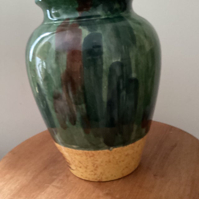 Ceramic Vintage Ceramic Vase Hand Painted Handcrafted by Bellini Piu Art Studio Pottery Italy For Sale - Image 7 of 12