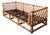 Vintage Trellis Rattan Sofa For Sale