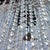 Vintage Chandelier in Metal and Glass Drops For Sale - Image 6 of 10