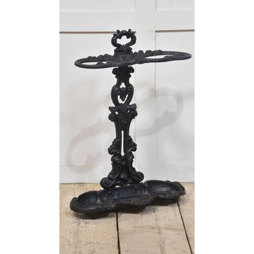 Cast Iron Umbrella Stand For Sale - Image 3 of 10
