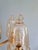 Brass Chandelier with Amber Bubble Glass Globes, 1970s For Sale - Image 14 of 18