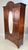 Art Nouveau Early 20th Century English Edwardian Style Inlaid Mahogany Wardrobe With Beveled Oval Mirror For Sale - Image 3 of 16