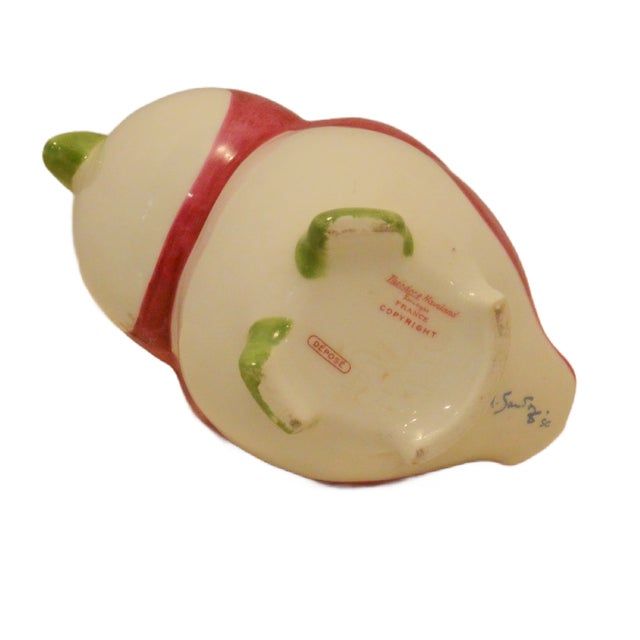 1910s Art Deco Theodore Haviland Limoges Duck Creamer by Edouard-Marcel Sandoz For Sale - Image 13 of 15