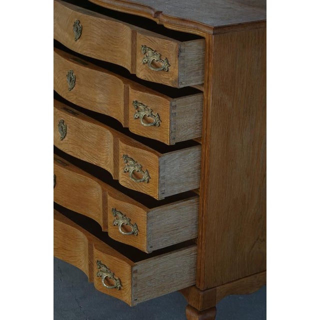 Mid-Century Modern Danish Chest of Drawers in Oak by Henning Kjærnulf, 1960s For Sale - Image 10 of 18