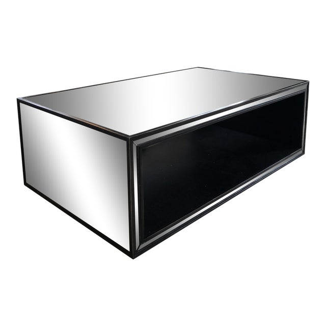 Restoration Hardware Strand Mirrored Coffee Table Chairish