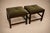 Pair of Brazilian Modern Stools in Rosewood, Cane, and Olive Mohair Cushions — Liceu De Artes, 1960s For Sale - Image 17 of 18