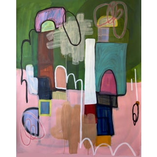 Through the Clouds, Original Painting by Rebekah Andrade For Sale