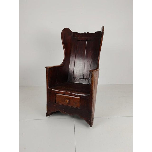 Antique Welsh Lambing Rocking Chair For Sale - Image 9 of 12