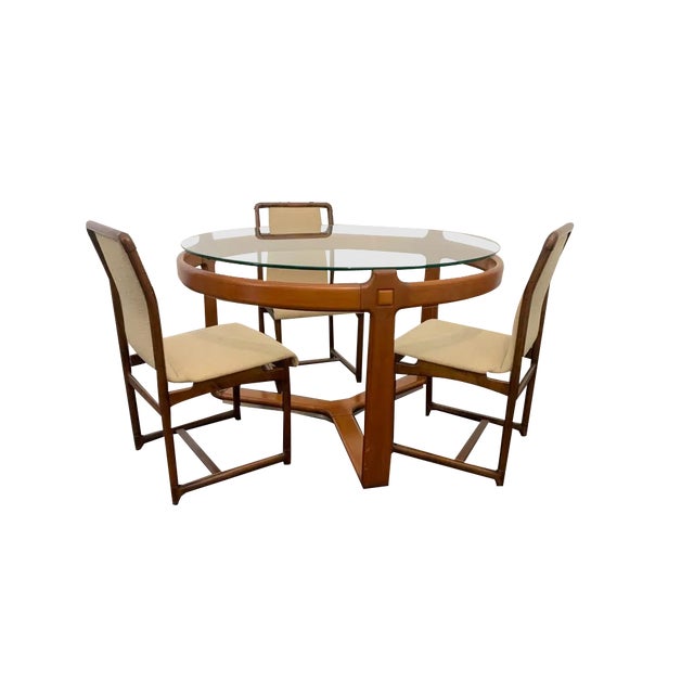 Dining Set for 3 People, 1970, Set of 4 For Sale