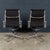 1950s 20th Century EA117 Chairs in Black Leather by Charles & Ray Eames for Vitra, 1950s, Set of 2 For Sale - Image 5 of 18