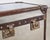 Metal Timothy Oulton Steel and Leather London Steamer Hat Trunk For Sale - Image 7 of 18