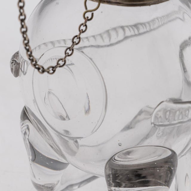 Antique Victorian Brass and Glass Novelty Dog Claret Jug, 1890 For Sale - Image 16 of 18