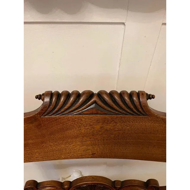Antique Regency Mahogany Desk Chair For Sale - Image 6 of 15