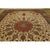 Persian 1940s Beige Swastika Medallion Antique Tabriz Handknotted Wool Gallery Rug For Sale - Image 3 of 7