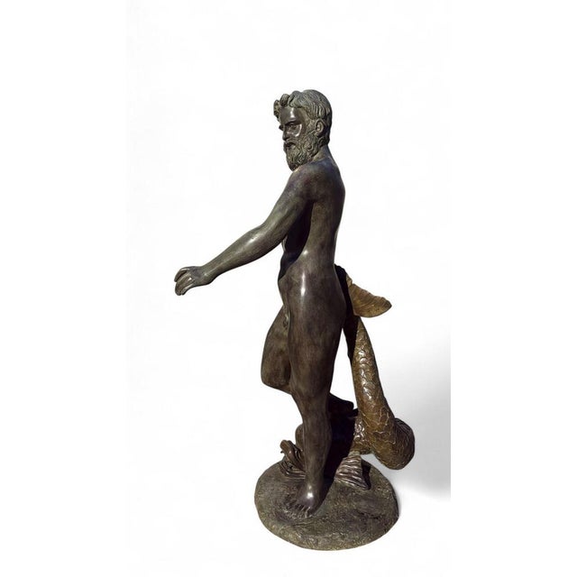 Unknown, Neptune, 1970, Bronze For Sale - Image 6 of 8