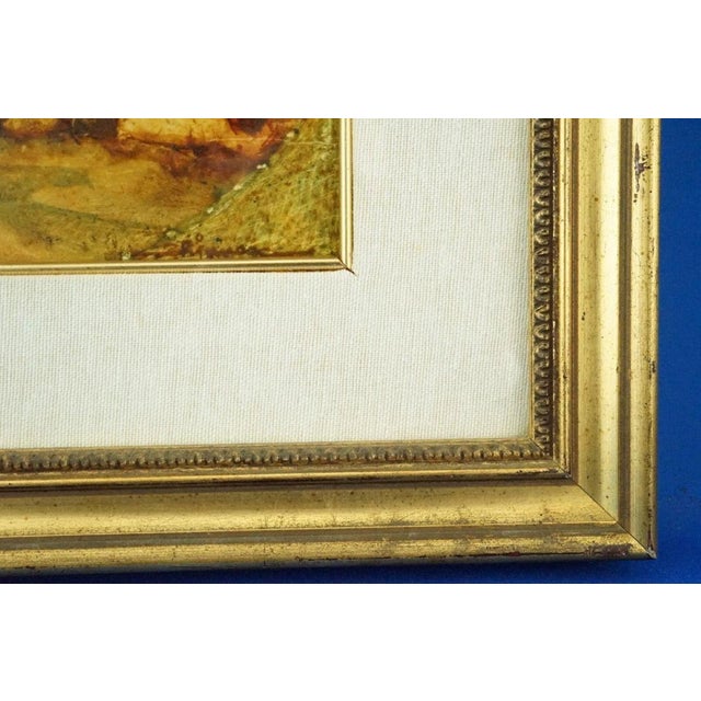 Domenico Chianese, Seascape with Fishermen, 20th Century, Oil Painting on Panel, Framed For Sale - Image 17 of 18
