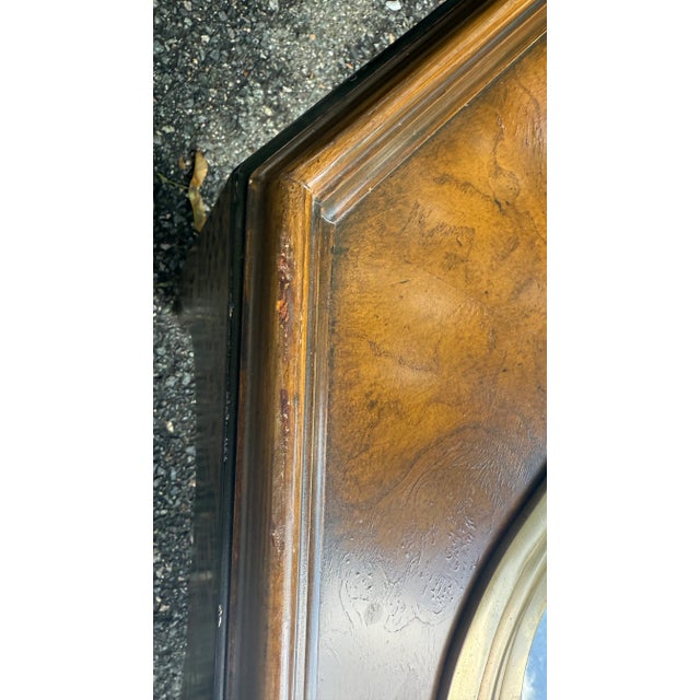 1980s Vintage Baker Furniture Chinoiserie Octagonal Glass-Top Coffee Table With Floral Hand-Painting For Sale - Image 9 of 12