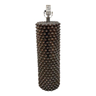 Arteriors Large Cylinder Shell Points Lamp For Sale