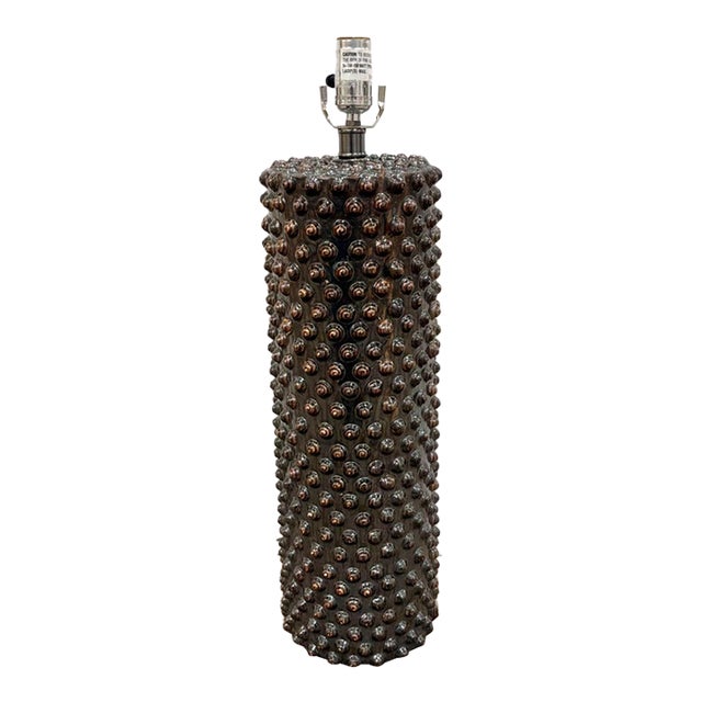 Arteriors Large Cylinder Shell Points Lamp For Sale