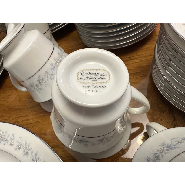 Noritake 1970s Noritake China 96 Piece - Marywood 2181 For Sale - Image 4 of 8