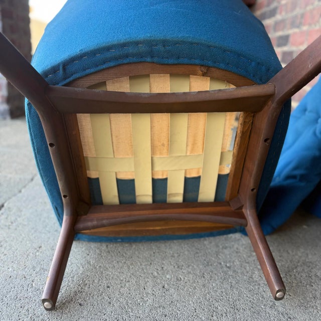 Adrian Pearsall Lounge Chair With Wood Arms For Sale - Image 9 of 10