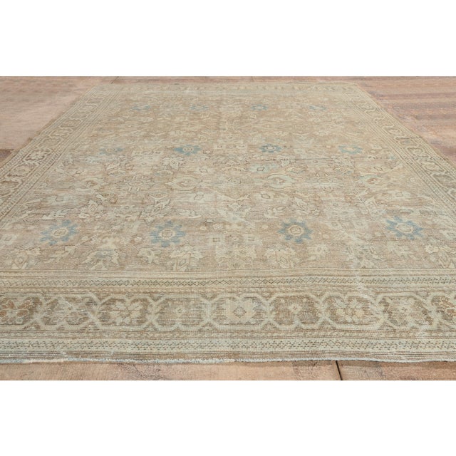 Vintage Persian Mahal Rug, 07'04 X 10'06 For Sale - Image 9 of 10