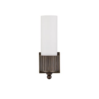 Currey & Company Bryce Bronze Bath Wall Sconce For Sale