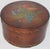 This early handmade and painted fruit decorated and swag painted border on lid and base pantry box. The condition or...