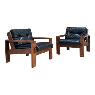 Esko Pajamies for Asko, Pair of "Bonanza" Lounge Chairs, 1960s For Sale