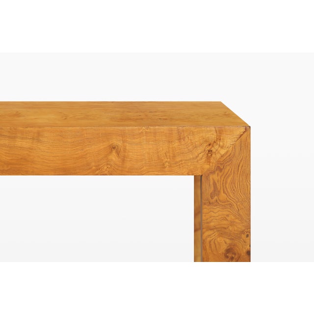 Vintage Burl Wood Dining Table by Milo Baughman for Thayer Coggin For Sale - Image 11 of 15