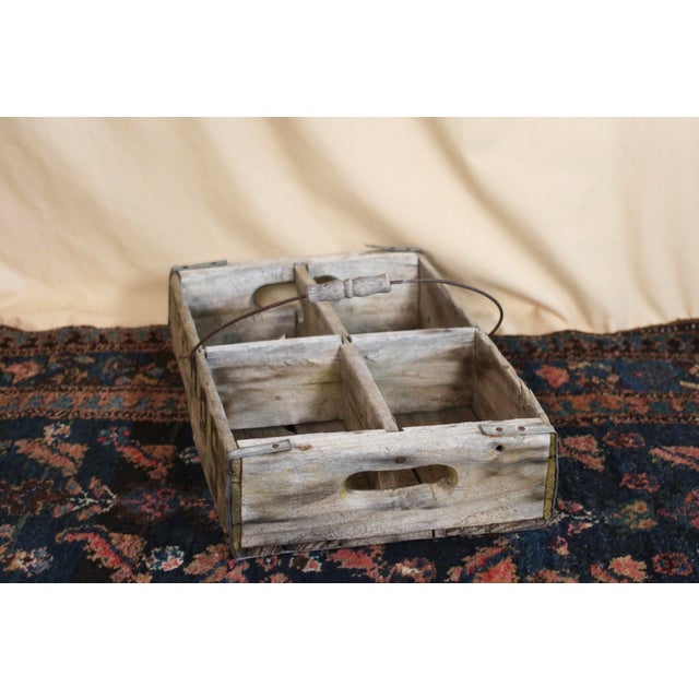 An unusual and rare crate used for collecting or selling herbs. Painted on the side in black stencil letters HERBS. Herb...
