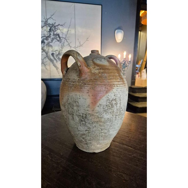 Vintage French Olive Oil Jar, South of France, 1890s For Sale - Image 9 of 11