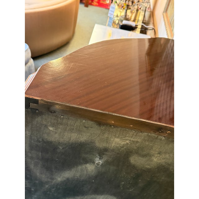 Mid 20th Century French Style Bow Front Corner Cabinet For Sale - Image 5 of 17