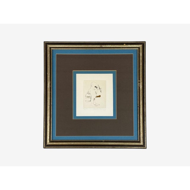 Late 20th Century Charles Bragg, Two Etchings, Nasty Series, Signed and Stamped, American, 20th C. For Sale - Image 5 of 13