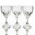 Mikasa Mikasa Park Lane Ribbed Crystal Water Goblets, Japan, 8 Oz For Sale - Image 4 of 11