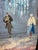 Mid 20th Century Stunning 39" Framed Paris Oil Painting – "Burnett" Eiffel Tower For Sale - Image 9 of 10