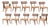 Set of Eight Edward Wormley for Dunbar Curved-Back Dining Chairs, 1948 For Sale