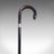 Vintage Gentleman's Walking Cane, English, Brass, Stick, Hallmarked Silver, 1935 For Sale - Image 4 of 11