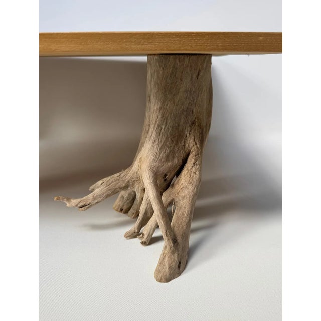 Vintage Driftwood & Cedar Low Tea Table For Sale - Image 4 of 12