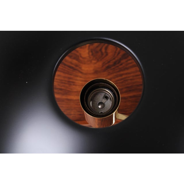 Brass and Black Decora Z Table Lamp by Louis Kalff for Philips, 1950s For Sale - Image 13 of 17