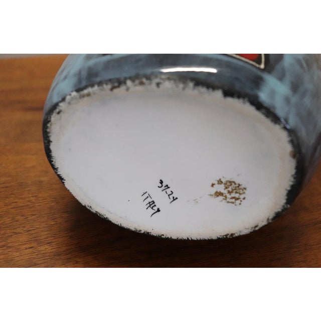 Mid-Century Modern Ceramic Vase with Girl Face Decoration, 1960s For Sale - Image 3 of 8