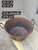Beautiful old hand hammered copper cauldron with handles. This large heavy copper cauldron is great for decorating with or...