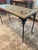 Metal Vintage Mediterranean Maitland Smith Cast Stone & Wrought Iron Console Table For Sale - Image 7 of 8