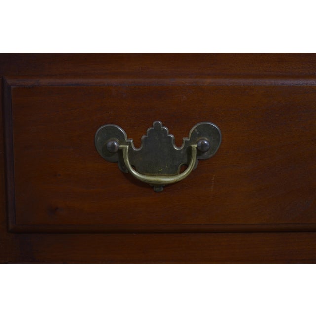 Wood Eldred Wheeler Cherry 2 Piece Small Scale Highboy Silver Chest For Sale - Image 7 of 12