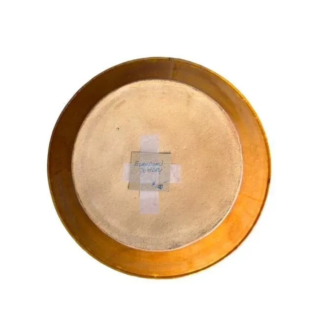 Farmhouse Vintage Ceramic Pottery Bowl For Sale - Image 3 of 3