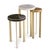 Regina Andrew Andres Hair on Hide Mixer Table Set, Brass For Sale In Detroit - Image 6 of 8