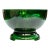 Mid-Century Anchor Hocking Hunter Green Glass Cache Pot or Punch Bowl Set - 12 Pieces For Sale