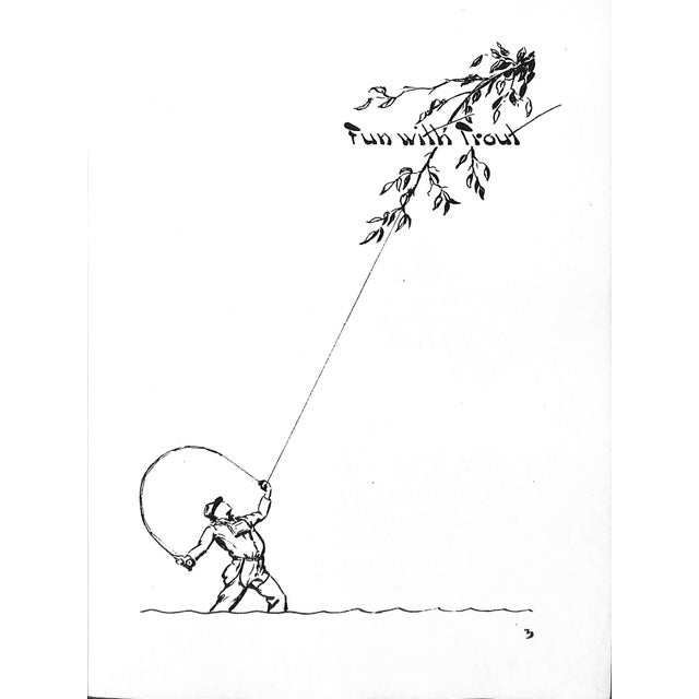 1950s "Fun With Trout: Trout Fishing in Words, Paint & Lines" 1952 Everett, Fred For Sale - Image 5 of 12