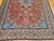 Persian Tabriz Rug, Hand-Knotted Wool & Silk, Fine Floral Pattern, Terracotta & Blue, 7x10 For Sale - Image 9 of 14